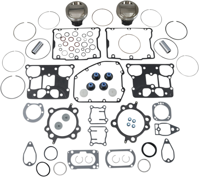 WISECO - Piston Kit with Gasket - Standard - Twin Cam 88" Bored to 1550 cc (95 Cubic Inch)