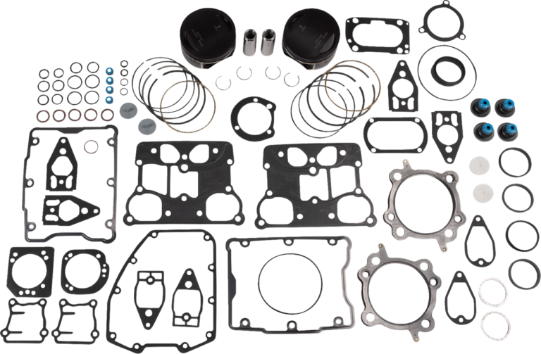 WISECO - Piston Kit with Gaskets - Standard - Twin Cam 88"/96"/103" Bored to 1746 cc (106 Cubic Inch)