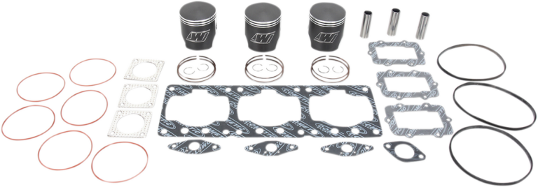 WISECO - Piston Kit with Gaskets - 70.50 mm - 809 Engine Type - Ski-Doo