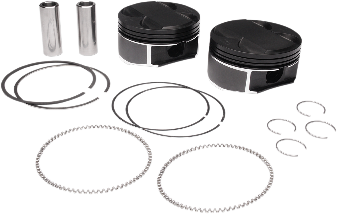 WISECO - Piston Kit - 4.080" Bore - 114 CI - 107" M8 - Image 2