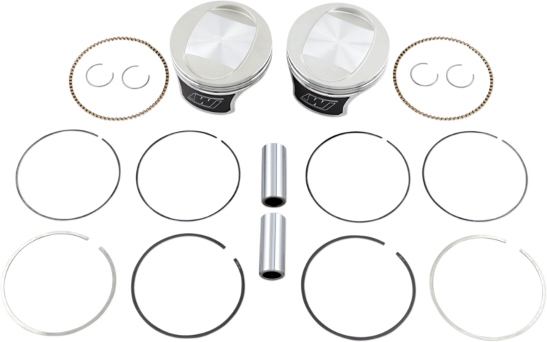 WISECO - Tracker™ Series Piston Kit - 3.885" - 88 Cubic Inch Bored to 95 Cubic Inch - +0.010" - Twin Cam