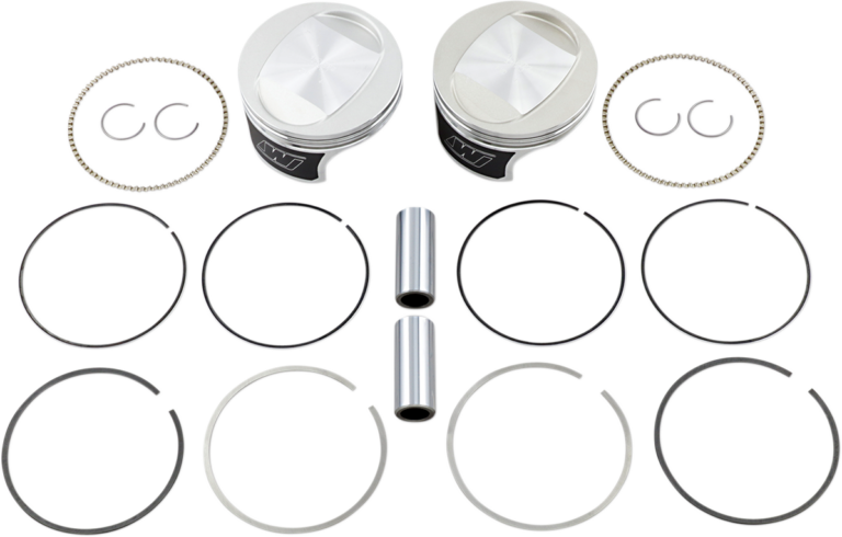 WISECO - Tracker™ Series Piston Kit - 3.895" - 88 Cubic Inch Bored to 95 Cubic Inch - +0.020" - Twin Cam
