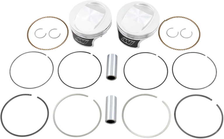 WISECO - Tracker™ Series Piston Kit - 3.875" - 88 Cubic Inch Bored to 95 Cubic Inch - Standard - Twin Cam
