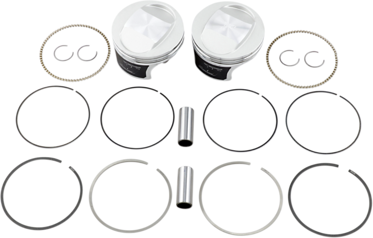 WISECO - Tracker™ Series Piston Kit - 3.895" - 88 Cubic Inch Bored to 95 Cubic Inch - +0.020" - Twin Cam