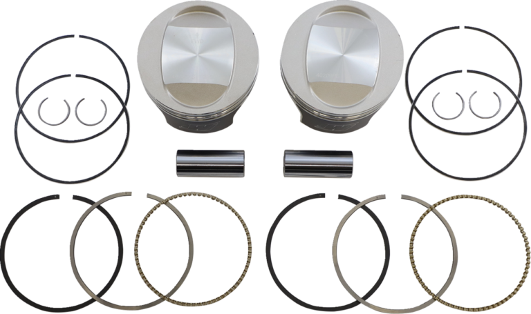 WISECO - Tracker™ Series Piston Kit - 3.937" - 88/95 Cubic Inch Bored to 97 Cubic Inch - Standard - Twin Cam