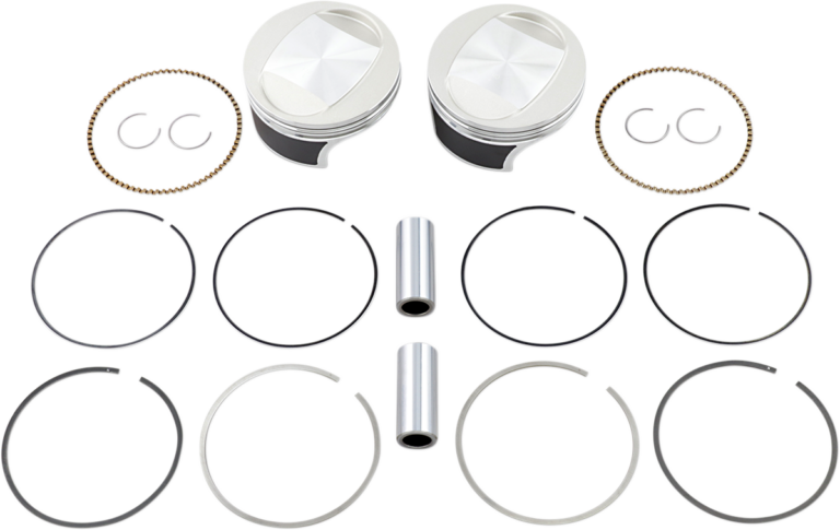 WISECO - Tracker™ Series Piston Kit - 3.875" - 96 Cubic Inch Bored to 103 Cubic Inch - Standard - Twin Cam