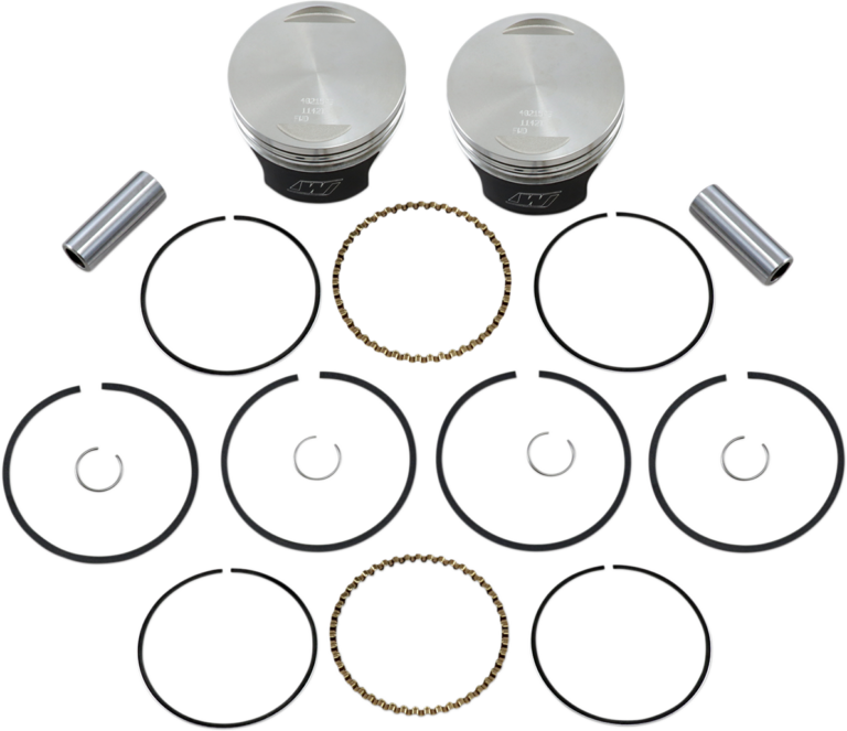 WISECO - Tracker™ Series Piston Kit - 3.498"- 1340 cc 80 Cubic Inch - Standard - Evolution