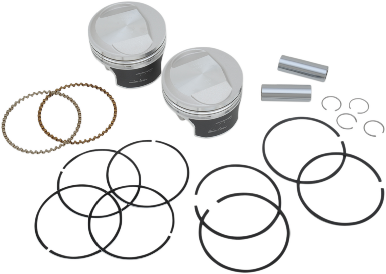 WISECO - Tracker™ Series Piston Kit - 3.528" - 1340 cc 80 Cubic Inch - +0.030" - Evolution