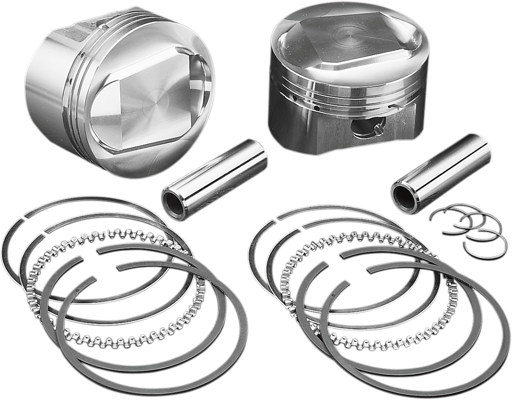 WISECO - Piston Kit - 3.885" - 103 Cubic Inch | 96 Cubic Inch Bored to 103 Cubic Inch - Twin Cam - Image 2