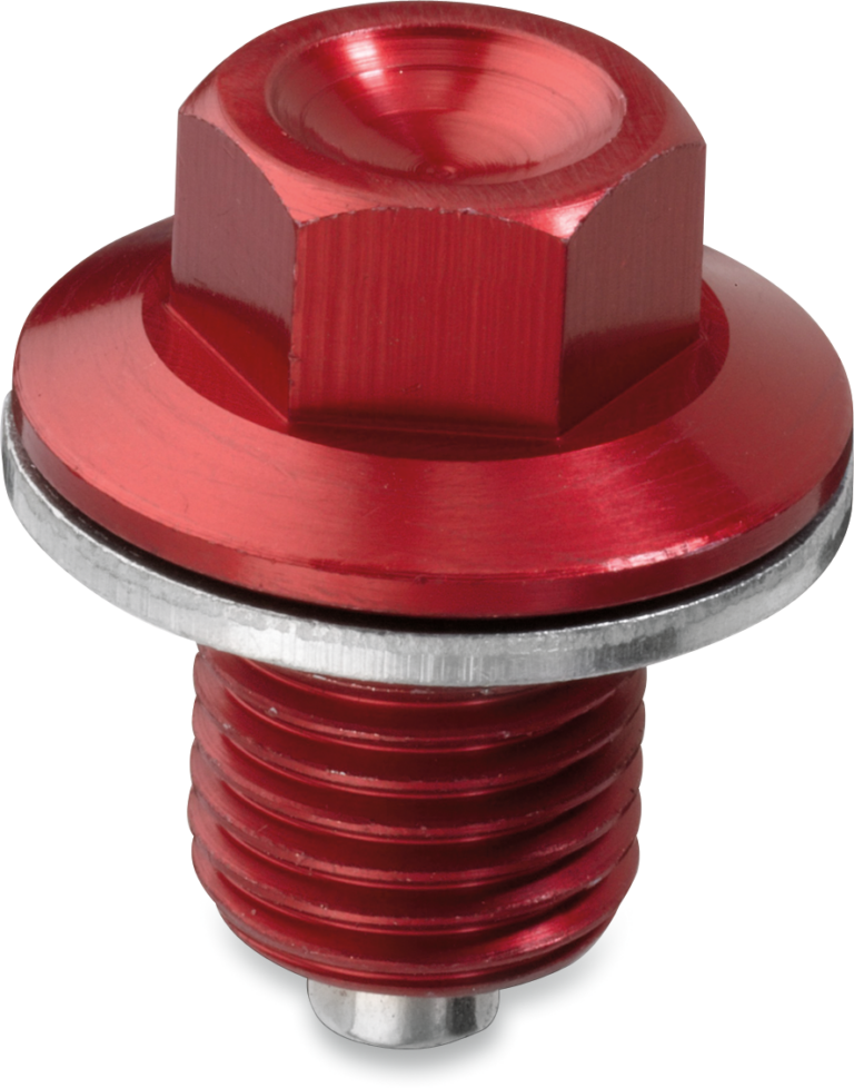 MOOSE OFFROAD - Magnetic Drain Plug - Red - Kawasaki | Suzuki
