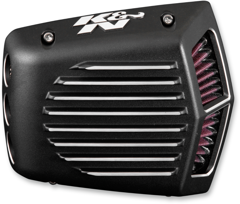 K & N - Street Metal Air Intake Kit - Shaker - Black - Twin Cam