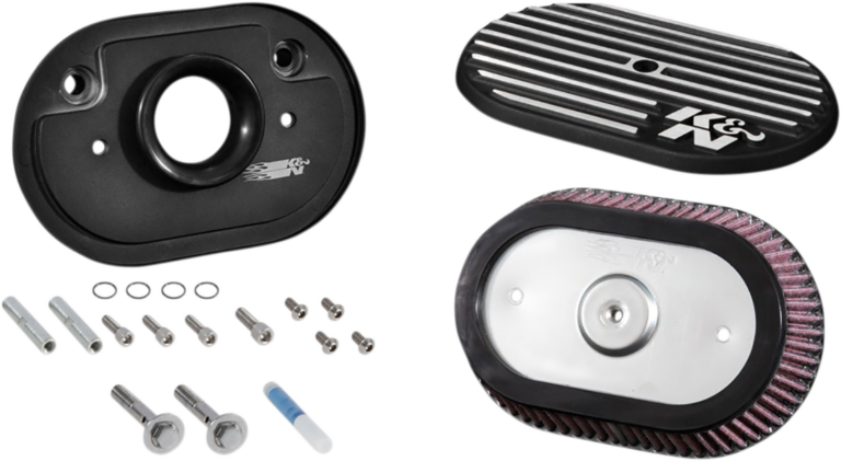 K & N - Street Metal Air Intake Kit - Side Drift - Black - M8