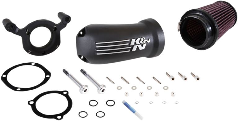 K & N - Aircharger® Intake System with Cast Aluminum Intake Tube - Satin Black