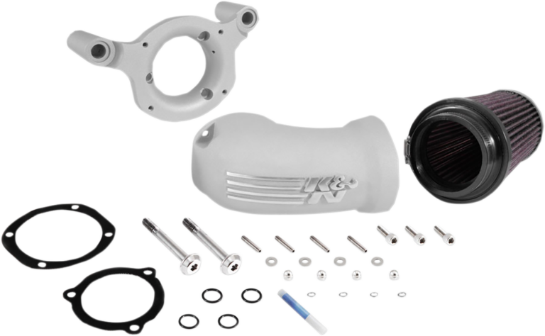 K & N - Aircharger® Intake System with Cast Aluminum Intake Tube - Satin Silver