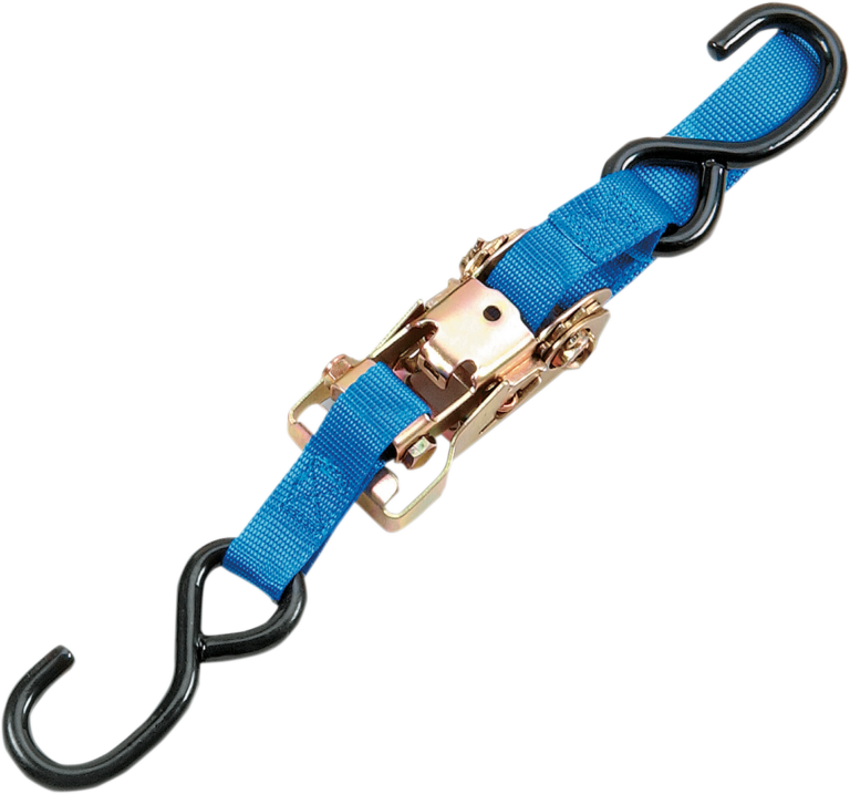 PARTS UNLIMITED - Heavy-Duty Ratchet Tie-Down - 1" x 6' - Blue