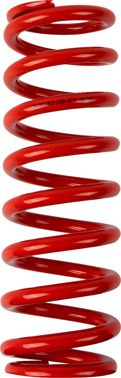 MOOSE OFFROAD - Shock Spring - 59/62 mm OD - 47.5 n/mm - Red