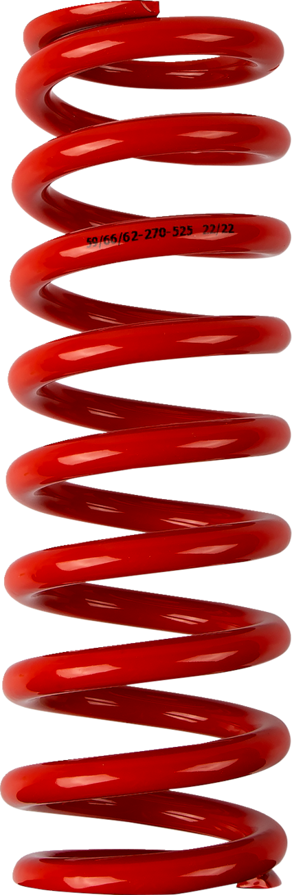 MOOSE OFFROAD - Shock Spring - 59/62 mm OD - 52.5 n/mm - Red