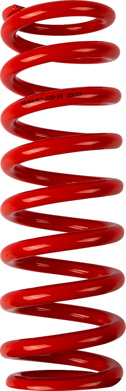MOOSE OFFROAD - Shock Spring - 59/62 mm OD - 55 n/mm - Red