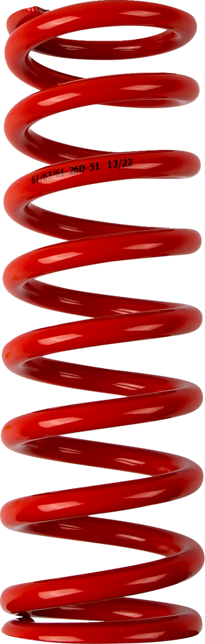 MOOSE OFFROAD - Shock Spring - 61 mm OD - 51 n/mm - Red