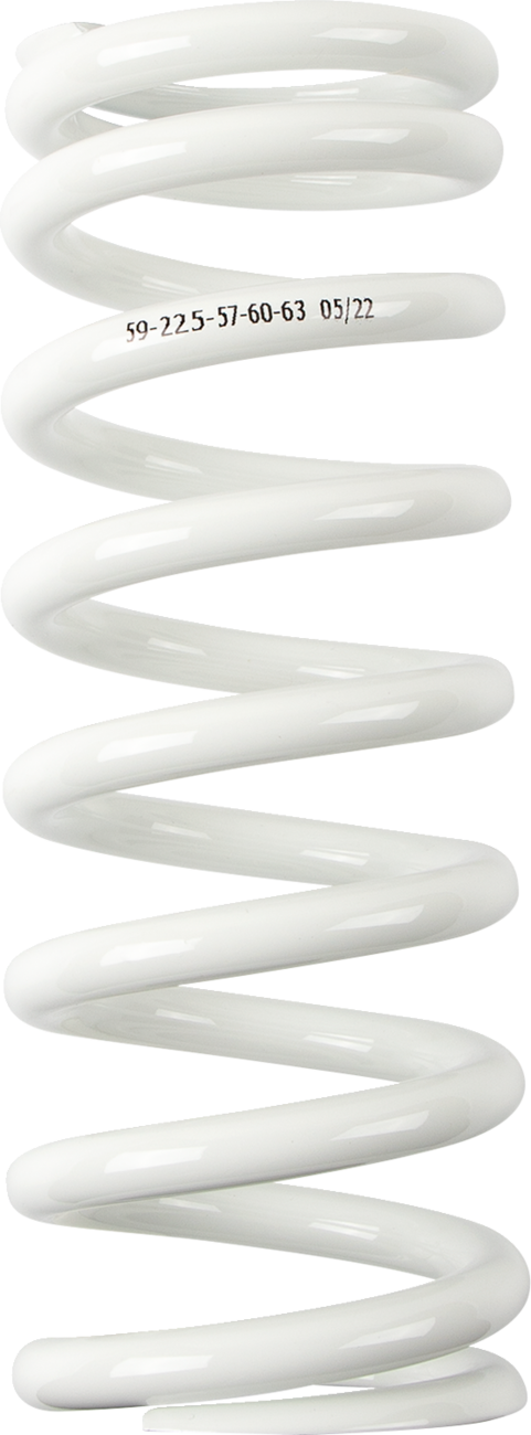 MOOSE OFFROAD - Shock Spring - 59 mm OD - 57/60/63 n/mm - White