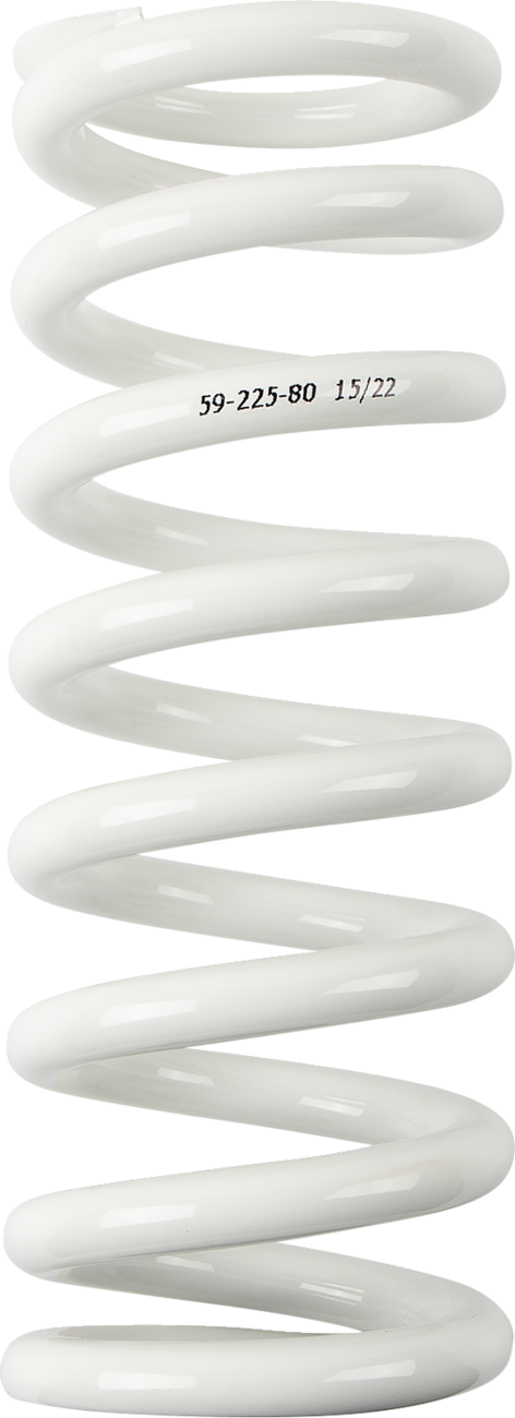 MOOSE OFFROAD - Shock Spring - 59 mm OD - 80 n/mm - White