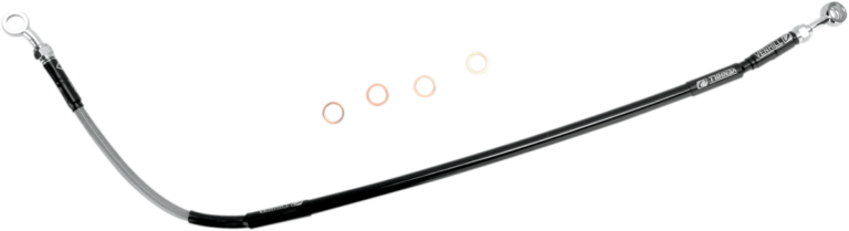 MOOSE OFFROAD - Brake Line - Rear - Stainless Steel - Honda