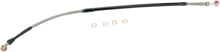 MOOSE OFFROAD - Brake Line - Rear - Stainless Steel - Suzuki DR-Z 400 SM