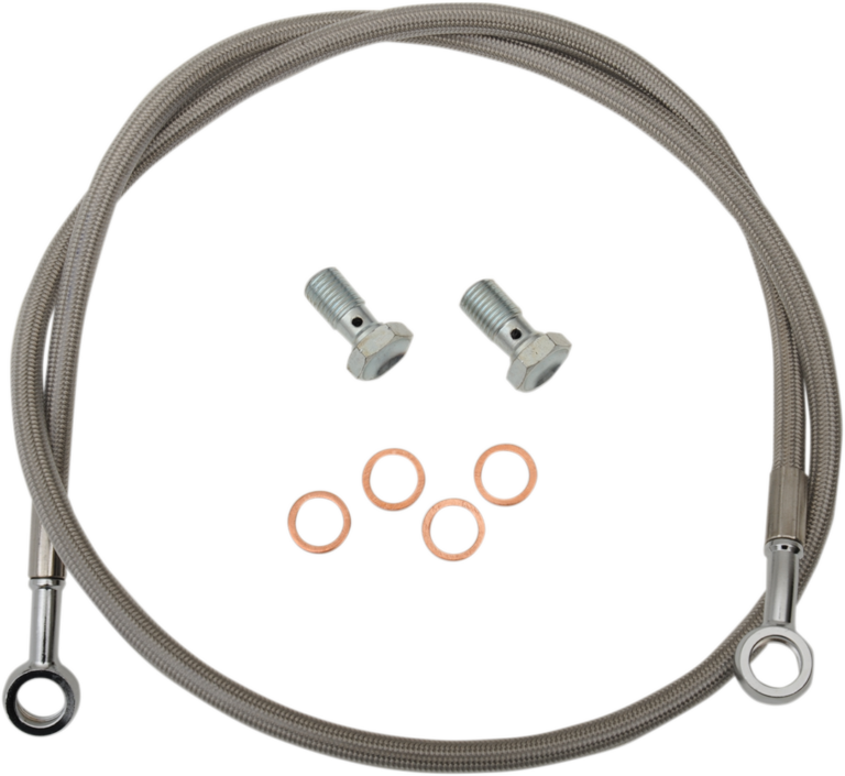 PARTS UNLIMITED - +6" Brake Line - 37" - Polaris/Yamaha