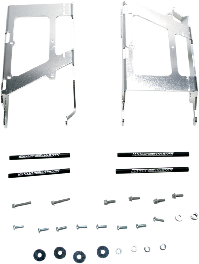 MOOSE OFFROAD - Radiator Braces - Silver - KTM