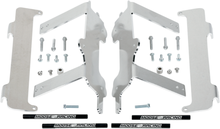 MOOSE OFFROAD - Radiator Braces - Silver - Yamaha