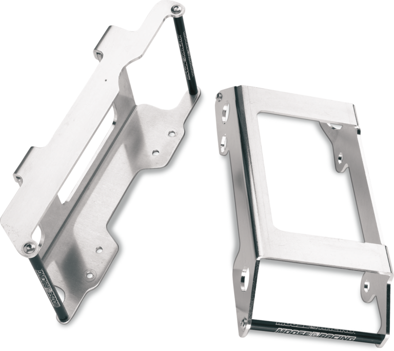 MOOSE OFFROAD - Radiator Braces - Silver - Honda