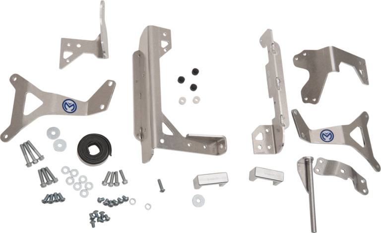 MOOSE OFFROAD - Radiator Braces - Silver - Yamaha