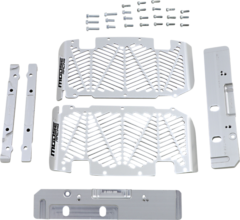 MOOSE OFFROAD - Radiator Guards - Brushed Aluminum - Sherco