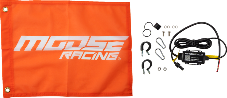 MOOSE OFFROAD - 3' Whip Light - RGB - Black