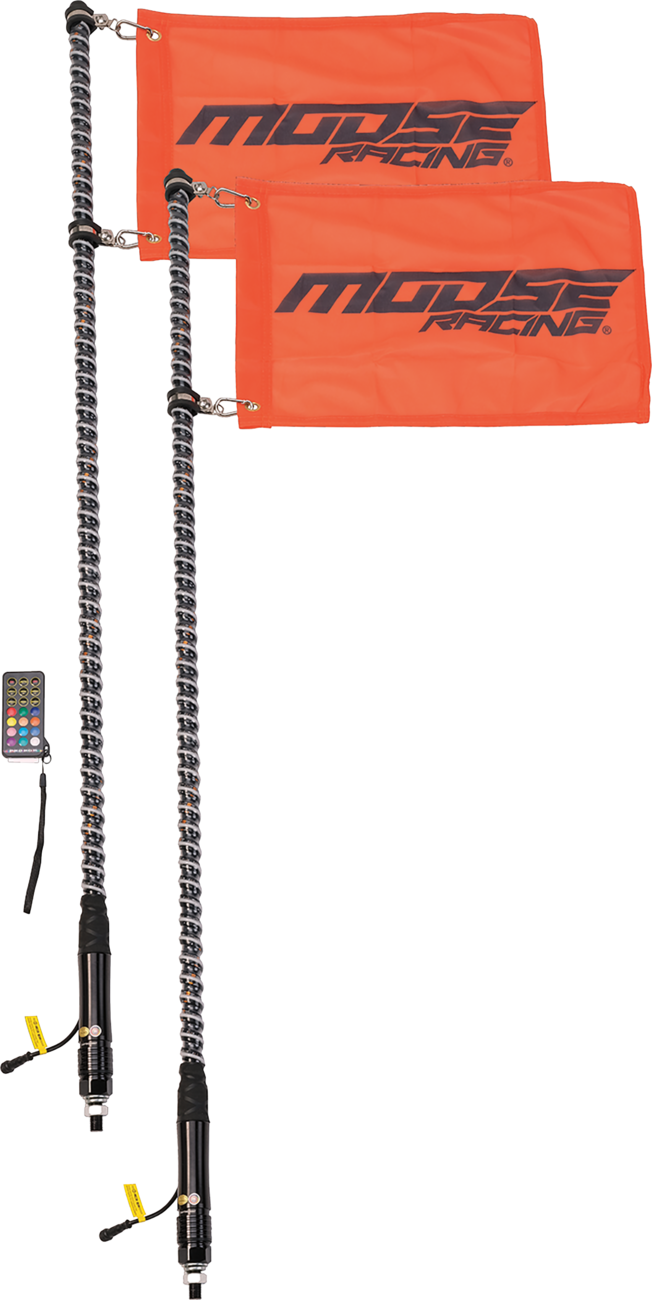 MOOSE OFFROAD - Quick Disconnect Whip Light - 4'