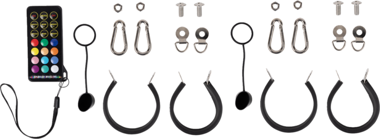 MOOSE OFFROAD - Quick Release Whip - 2' - Pair