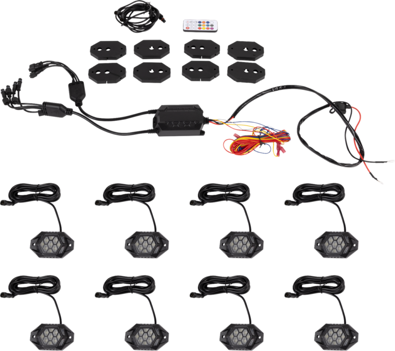 MOOSE OFFROAD - Rock Light Kit - RGB - 8 Pods