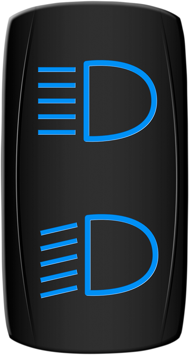 MOOSE OFFROAD - Rocker Switch - Hi/Lo Beam - Blue