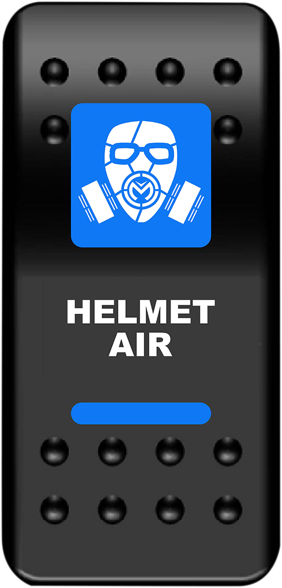 MOOSE OFFROAD - Rocker Switch - Helmet Air - Blue
