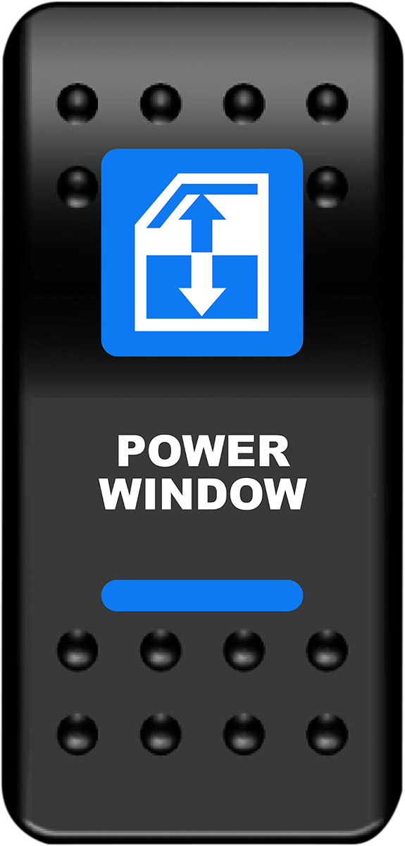MOOSE OFFROAD - Rocker Switch - Power Window - Blue