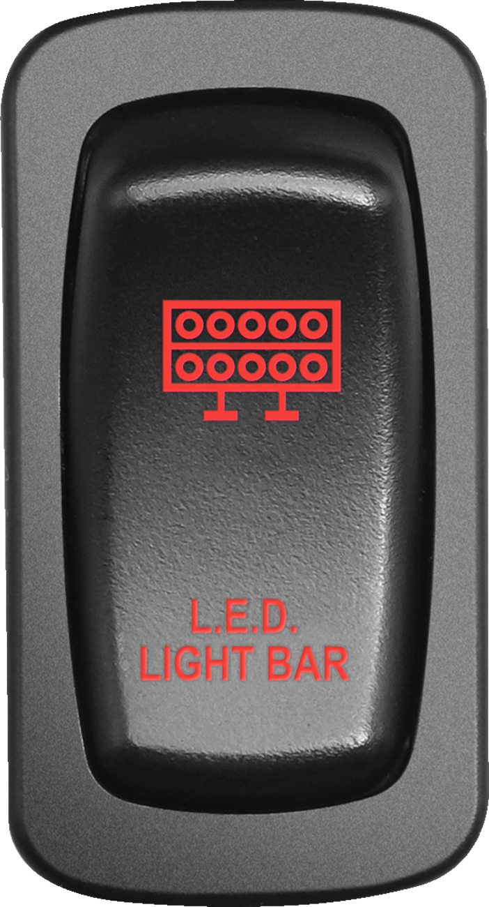 MOOSE OFFROAD - Switch - Light Bar - Red