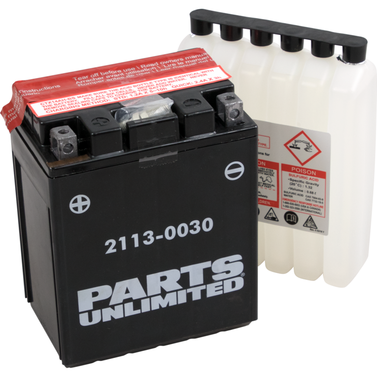 PARTS UNLIMITED - AGM Battery - YTX14AHBS .798L