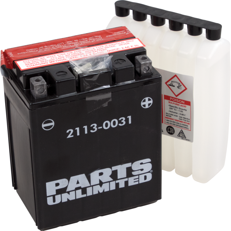 PARTS UNLIMITED - AGM Battery - YTX14AHLBS .732 L