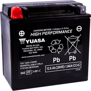 YUASA - AGM Battery - YTX14H