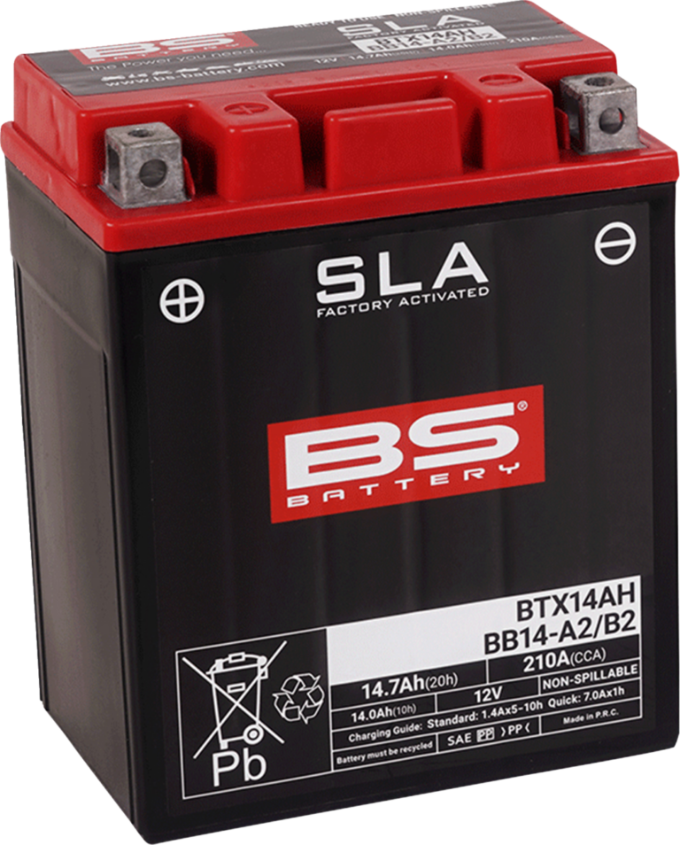 BS BATTERY - Battery - BTX14AH (YTX)