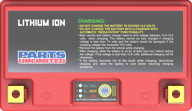 PARTS UNLIMITED - Battery - Lithium LiFePO4 - HJTZ14S-FP