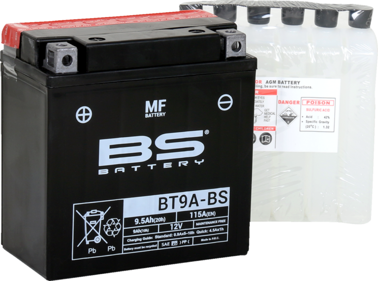 BS BATTERY - Battery - BT9A-BS (YT)