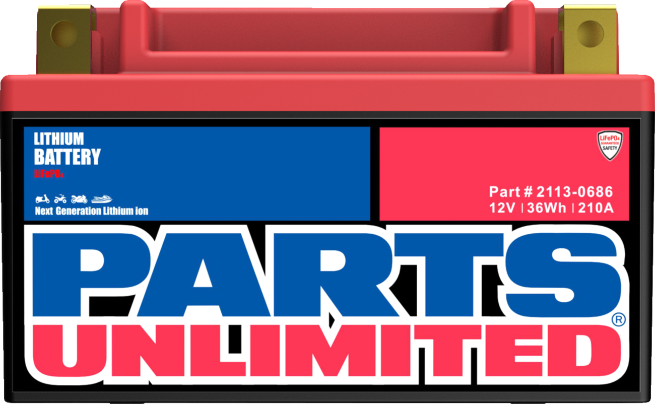 PARTS UNLIMITED - Battery - Lithium LiFePO4 - HJ12L-FPZ - Image 2