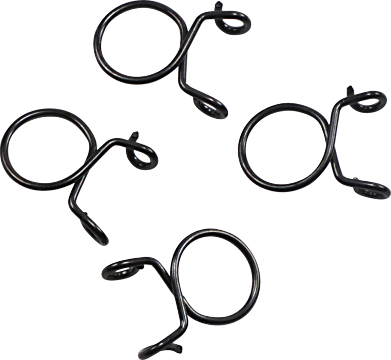ALL BALLS - Refill Clamp Kit - Fuel Line/Wire - Parallel Ear - Black - 12 mm - 4 Pack