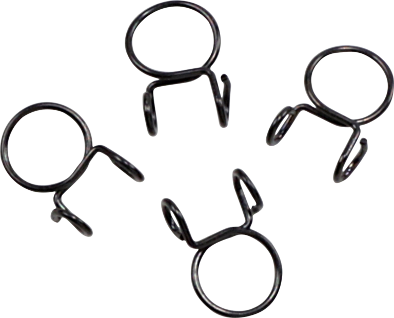 ALL BALLS - Refill Clamp Kit - Fuel Line/Wire - Parallel Ear - Black - 10 mm - 4 Pack